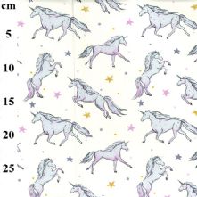 100% Cotton Unicorn Print Fabric x 0.5m